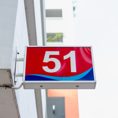 Kaseton podświetlany dwustronny aluminiowy